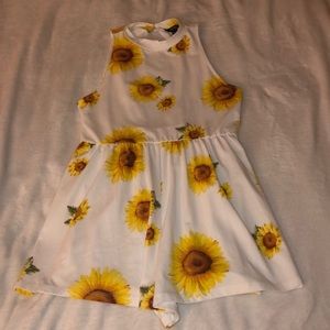 Sunflower romper from Forever 21 never before worn